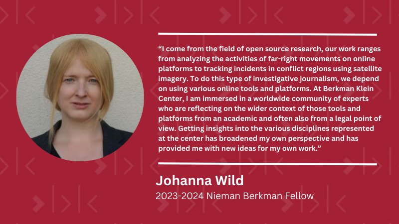 Johanna Wild Testimonial