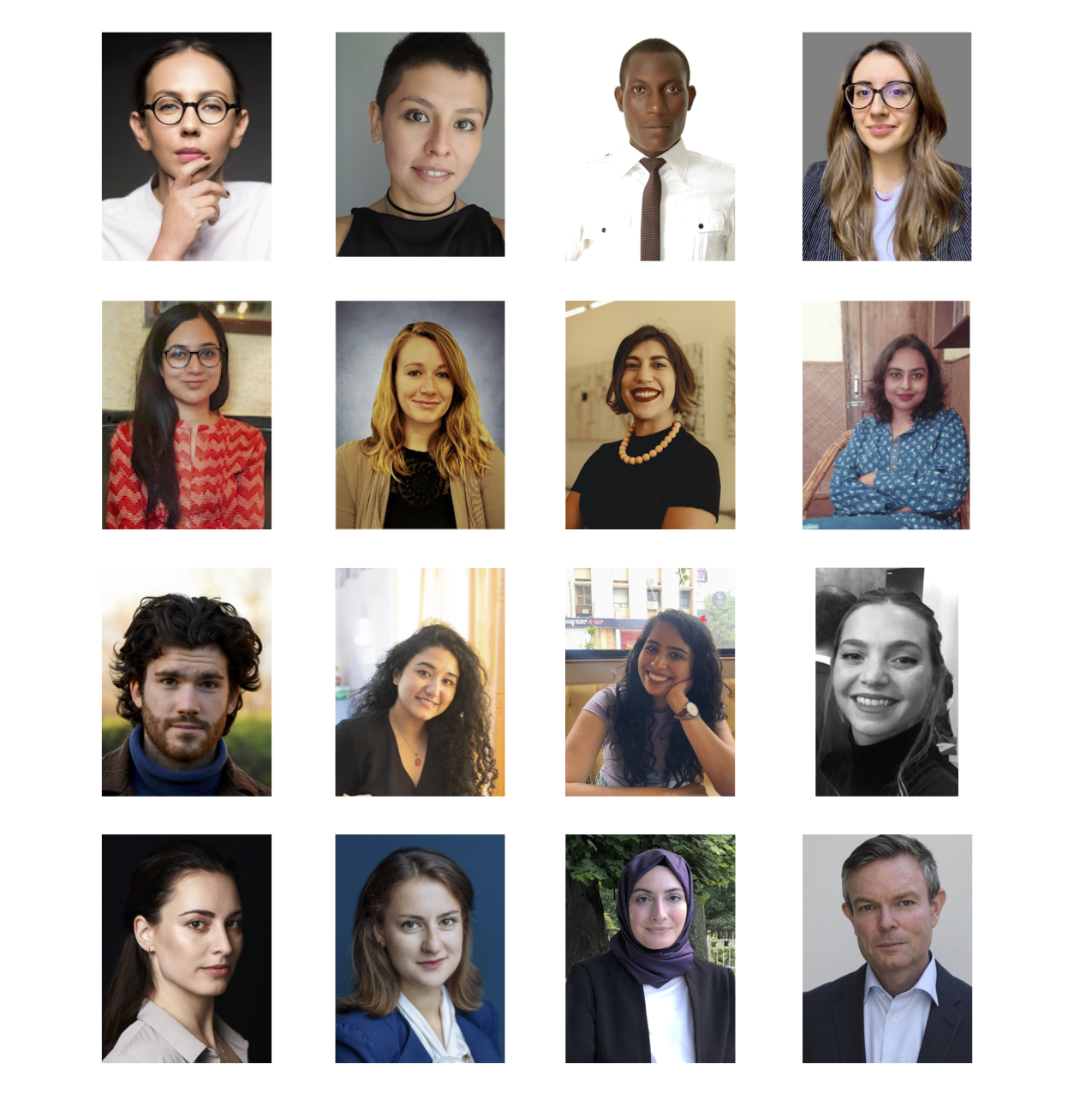 the sixteen people selected to participate in the Takedowns and Transparency Research Sprint