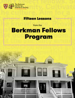 Fifteen Lessons from the Berkman Fellows Program