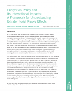 Encryption Policy And Its International Impacts: A Framework For Understanding Extraterritorial Ripple Effects