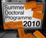 Summer Doctoral Programme (SDP) 2010