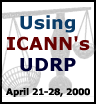 Using ICANN's UDRP logo.