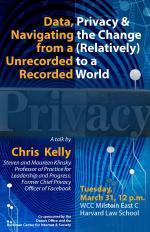 Data, Privacy & Navigating the Change from a (Relatively) Unrecorded to a Recorded World