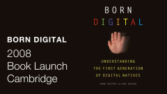 Born Digital (Cambridge Book Talk & Reception)